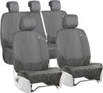 Fully Tailored Ford Ranger T6 Heavy Duty Waterproof Grey Car Seat Covers 9pc