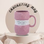 Holding It Together With Crotcheting Novelty Mug | Funny Crochet Themed Gift