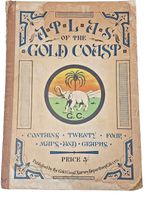 1927 Atlas of the Gold Coast : 24 Maps & Graphs : West Africa Ghana