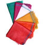 100 NET SACKS WOVEN MESH BAGS VEGETABLES LOGS KINDLING WOOD LOG 35x 51cm -5-10kg