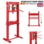 20 Ton Hydraulic Bench Workshop Press Heavy Garage Plates Car Bearing Machine UK