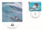 Monk Seal WWF Mauritania FDC #1 1986 (149124)