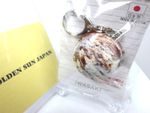 [ Mini Chocolate Vanilla Marbled Ice Cream ] Keychain – Fake Food Sample Replica