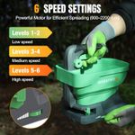 WORKPROX 7.2V Grass Seed Spreader,Adjustable Scatter Width,for Seeds,Fertilizer