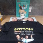 Extremely Rare  Rick Mayall & Ade Edmondson Bottom Tour Merch 2001An Arse Oddity