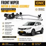 For Nissan Qashqai Front Wiper Motor & Linkage Assembly 28800-JD000 J10 2007-13