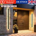 40-100cm LED Wall Light Sconce Waterproof Lamp Exterior Light Long Strip Outdoor