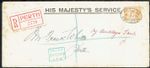 AUSTRALIA Officials: 1916 (29 Feb) OHMS long cover - 47714