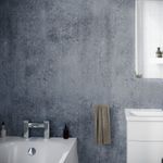 Silver Metallic Modern Cladding PVC Shower Wet Wall Panels 2400x1000x10mm