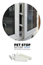 Window Restrictor - Cat Guard - Pack of 2 - SMALL - 40mm Opening - PET STOP