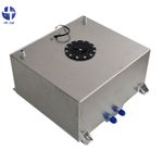 60 Litres / 13 Gallons Fuel Cell/tank Polished Aluminium High quality