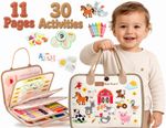 Busy Board for  Toddlers Montessori Sensory Travel Toy Gift Felt Activity Book