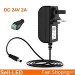DC 24V 2A 48W Adapter AC to DC Power Supply Transformers for LED COB WiFi Camera