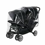 Raincover for Graco Stadium Duo, Made in The UK, Supersoft Clear PVC