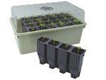 Heavy Duty Reusable 28 Cell Deep Rootrainer Seed Tray with Lid Root Trainer
