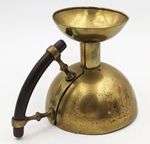 CHRISTOPHER DRESSER KORDOFAN CHAMBERSTICK RICHARD PERRY SON & CO c1880's