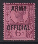 O45 6d Jubilee Army Official UNMOUNTED MINT(141)