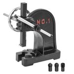 Uimoso 1 Ton Arbor Press Machine with Handwheel and Cast Iron Construction