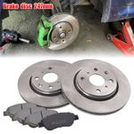 For Citroen C1 Peugeot 107 108 Toyota Aygo Front Brake Discs and Pads Premium