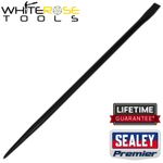 Sealey Pry/Wrecking Bar 770mm Premier Crowbar Cranked Tips Carbon Steel