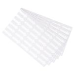 Small Arrow Sticker Label 1.2 x 0.5", 120Pcs Adhesive Color Coding Sign, White