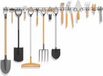 Zacurter Garden Tool Storage Rack - Wall Mounted Shed Storage Solutions, Garage