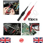 10PCS Multimeter Diagnostic Test Lead Extension Back Piercing Needle Tip Probes