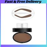 Eyebrow Stamp Kit Brow Shaping Powder Palette Waterproof Smudge Proof Makeup UK.