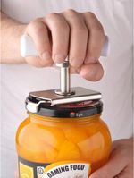 Stainless Steel Jar Opener Adjustable Easy Twist Off Bottle Can Lid Remover UK