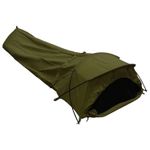 TAS XL Olive Green Bivvy with Complimentary Poles, 2 Pole Bivvy Bag