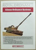 ROYAL ORDNANCE 155mm Ordnance Systems Military Sales Leaflet Undated