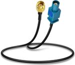 Bingfu Car Antenna Cable Fakra Z Male to SMA Male Extension Cable 30Cm
