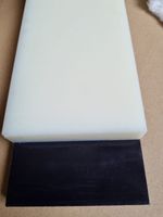 Nylon Plate 6 Cast 10mm Black White Strip Flat Various Sizes Available