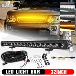 Curved Night Blazer 32" LED GRILLE LIGHT BAR FOR LAND ROVER DISCOVERY 4.5 13-16