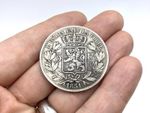 1851 BELGIUM 0.900 SILVER 5 FRANCS COIN *24.70g*