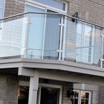 Glass Balustrade Panels 10mm Toughened 316 Steel Posts Railing System Decking