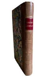 Youth's Assistant in Drawing, Thomas Bowles, c1764, quarterbound in leather