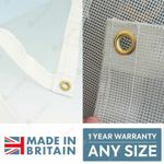 Heavy Duty Clear PVC Tarpaulins Bespoke Made To Measure Any Size ✅