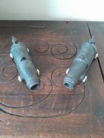 Vintage Pair Of Cast Iron Cannons
