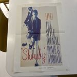 The Style Council Showbiz Promo Poster For The Live Album Home & Abroad