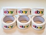 4 Rolls eBay Branded self adhesive Parcel Packing Tape 75 Yards - 50mm Wide