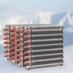 Finned Tube Condenser Universal Fit Copper Tube Aluminum Fin Heat Exchanger
