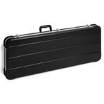 Electric Guitar Hard Case ABS Shell Plush Interior Locking Latches Black - Tiger