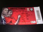 WALES v COSTA RICA 2012 GARY SPEED MEMORIAL NEWCASTLE / LEEDS UNITED RARE TICKET