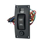 Panel Switch Automatic Off Manual DC 12V 20A Curved Plastic