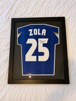 Gianfranco Zola Signed Chelsea 1998/99 Home Shirt Framed COA Autograph Display