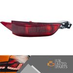 Ford Fiesta Mk7 B299 2008-2018 Red Rear Bumper Fog Light Lamp Drivers Side