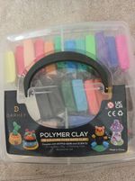 Polymer Clay Unopened And Unused Multicoloured Set With Some Tools