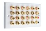 11.2 Surround Sound Audio AV Speaker Wall Face Plate - Dolby Atmos  NON SOLDER