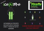 FIREFLY TWIN GLOW MARKERS - isotope GTLS Glow in the dark keyring nite glowring